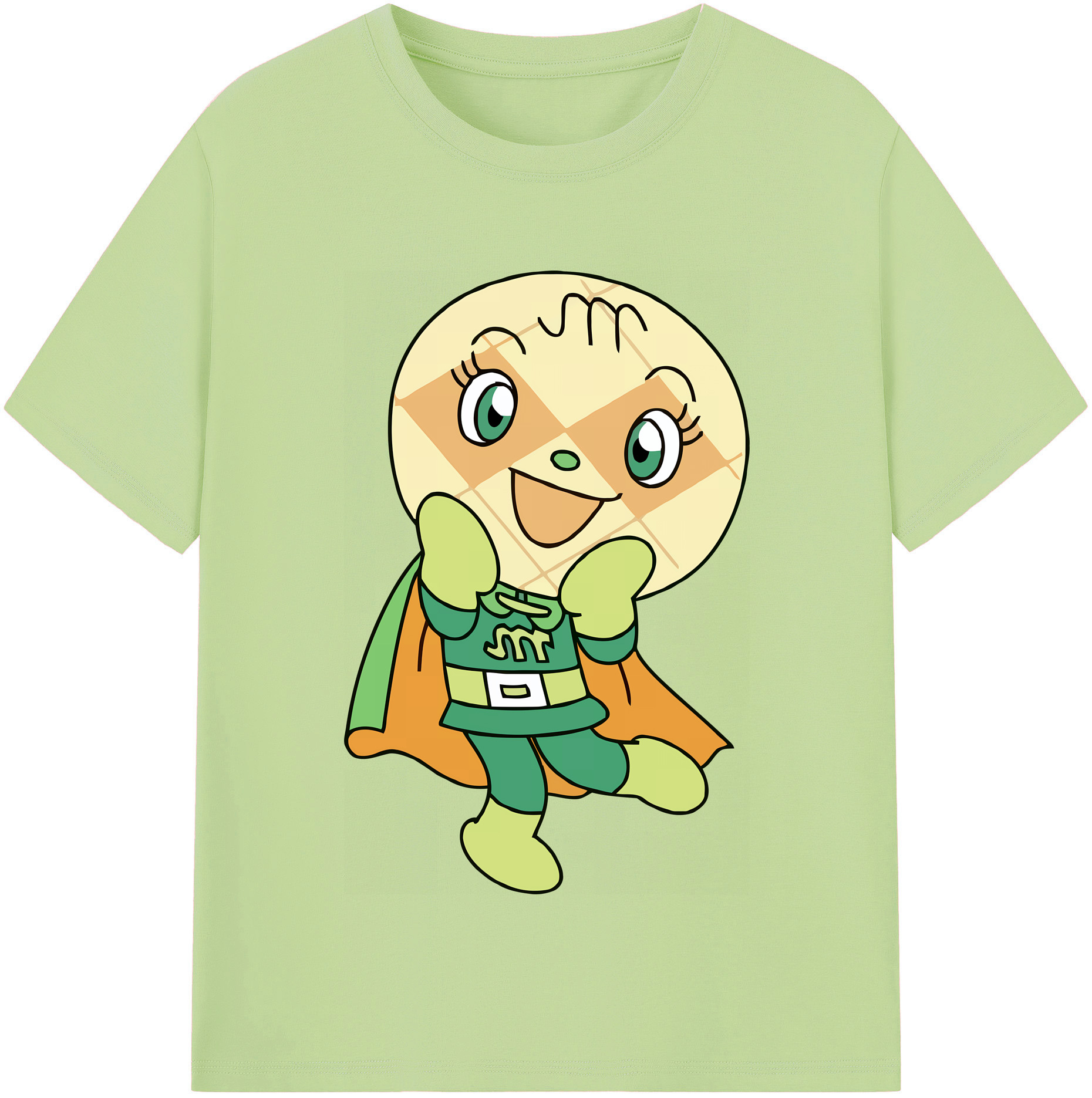 （画像用） アンパンマン Anpanman 綿100％半袖Tシャツ（フロントプリント）